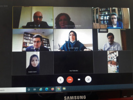 A virtual meeting held between UT and two Russian universities