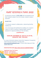 2022- AUAP Research Fund