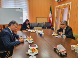 Professor of Political Science at Lahore University of Management Sciences, met with the Vice President for  International Relations , at University of Tehran