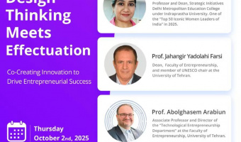 International Webinar on “Design Thinking Meets Effectuation"