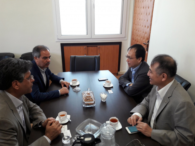 Chairman of TIBA visited University of Tehran