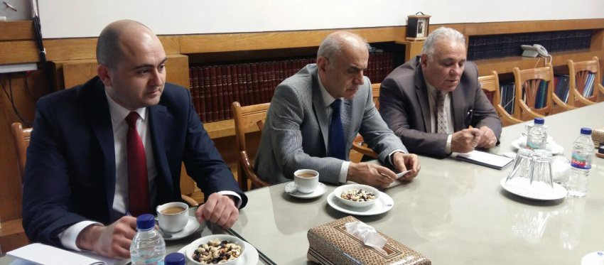 Ambassador of the Republic of Armenia to Iran met UT President