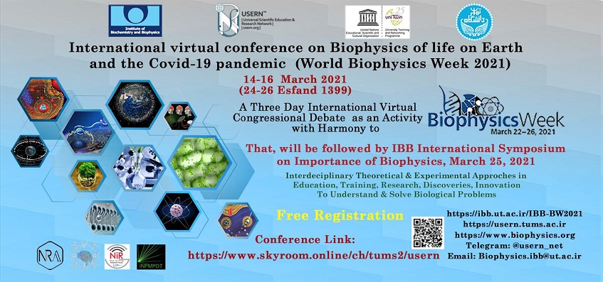 UT Institute of Biochemistry and Biophysics Hosts International Virtual Conference on Biophysics of Life on Earth and the Covid-19 Pandemic