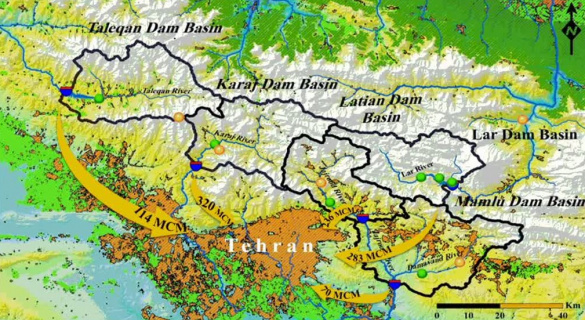 رطوبت خاک در پایداری مخازن تأمین کننده آب شرب تهران تأثیر مستقیم دارد | مدیریت پایدار منابع آب در سطح حوضه‌های آبریز سدهای تأمین آب تهران ضروری است