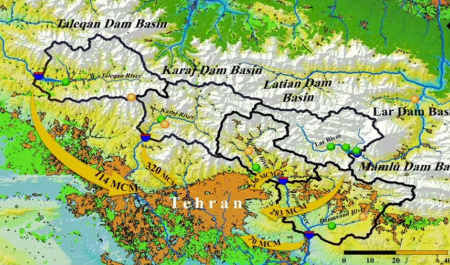 رطوبت خاک در پایداری مخازن تأمین کننده آب شرب تهران تأثیر مستقیم دارد | مدیریت پایدار منابع آب در سطح حوضه‌های آبریز سدهای تأمین آب تهران ضروری است