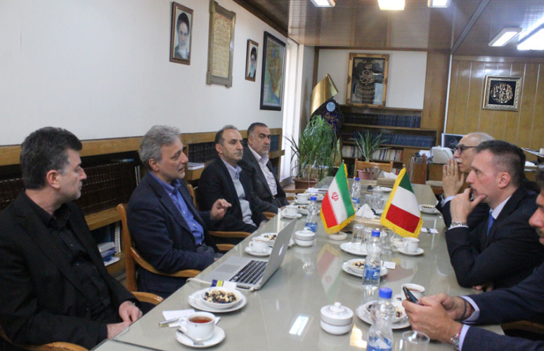 هیأت عالیرتبه دانشگاهی ایتالیا با رییس دانشگاه تهران دیدار کرد