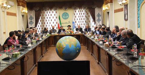 دیدار هیأت لبنانی با مسئولان دانشکده مطالعات جهان
