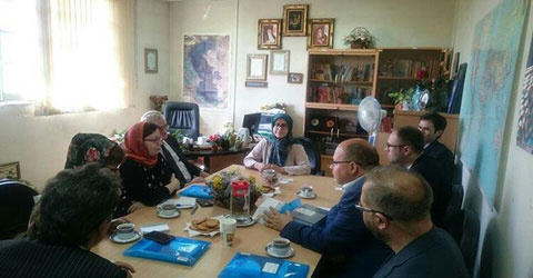 دیدار هیأت دانشگاهی روسیه با مدیر مرکز مطالعات اوراسیای مرکزی دانشگاه تهران