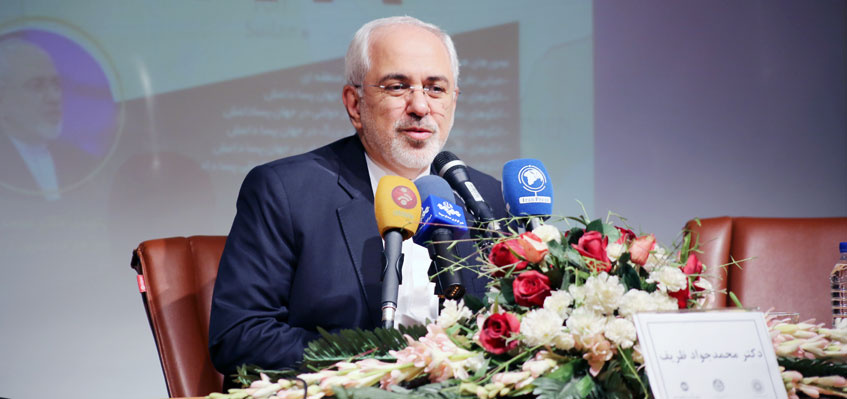 دکتر ظریف در دانشگاه تهران: تفکر داعش، منابع فکری و ظروف ایجاد آن از بین نرفته است