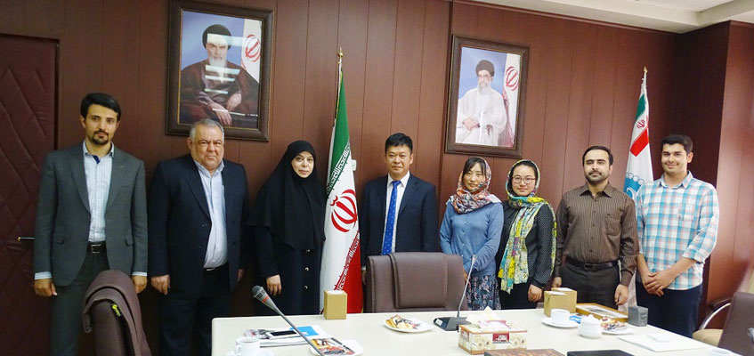 بازدید هیأت رسمی دانشگاه یوننان چین از دانشکده زبانها و ادبیات خارجی دانشگاه تهران