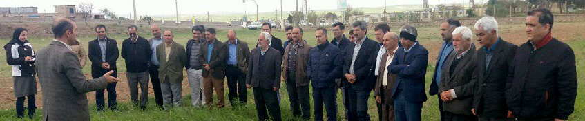 گزارش الگوسازی فعالیتهای آموزشی و ترویجی مرکز تحقیقات حفاظت خاک و آب دانشگاه تهران در اراضی دیم کوهین