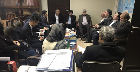 دیدار هیأت چینی از دانشکده حقوق و علوم سیاسی
