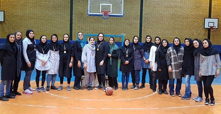 قهرمانی تیم بسکتبال سه نفره دختران دانشگاه تهران
