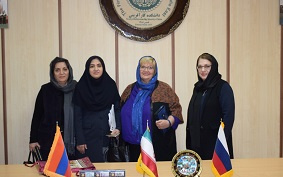 بازدید هیأت بانوان کارآفرین و بازرگان ارمنستان و روسیه از دانشکده کارآفرینی